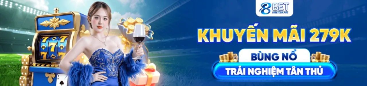 Sân vận động lớn với người hâm mộ và logo 55king thể thao
